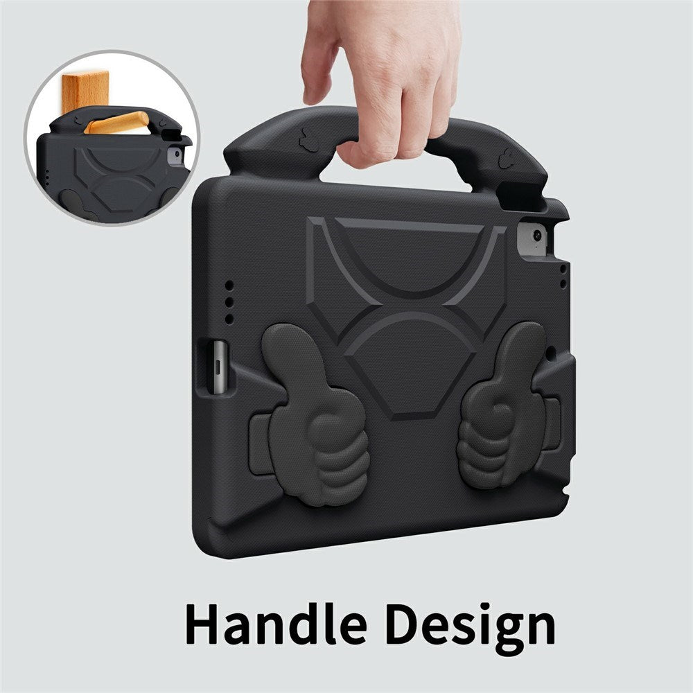 EIDERWOOD iPad 9.7" (2018 / 2017) / Air 2 / Air Barn Skal m. Thumb Kickstand - Svart