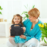 EIDERWOOD iPad 9.7" (2018 / 2017) / Air 2 / Air Barn Skal m. Thumb Kickstand - Svart