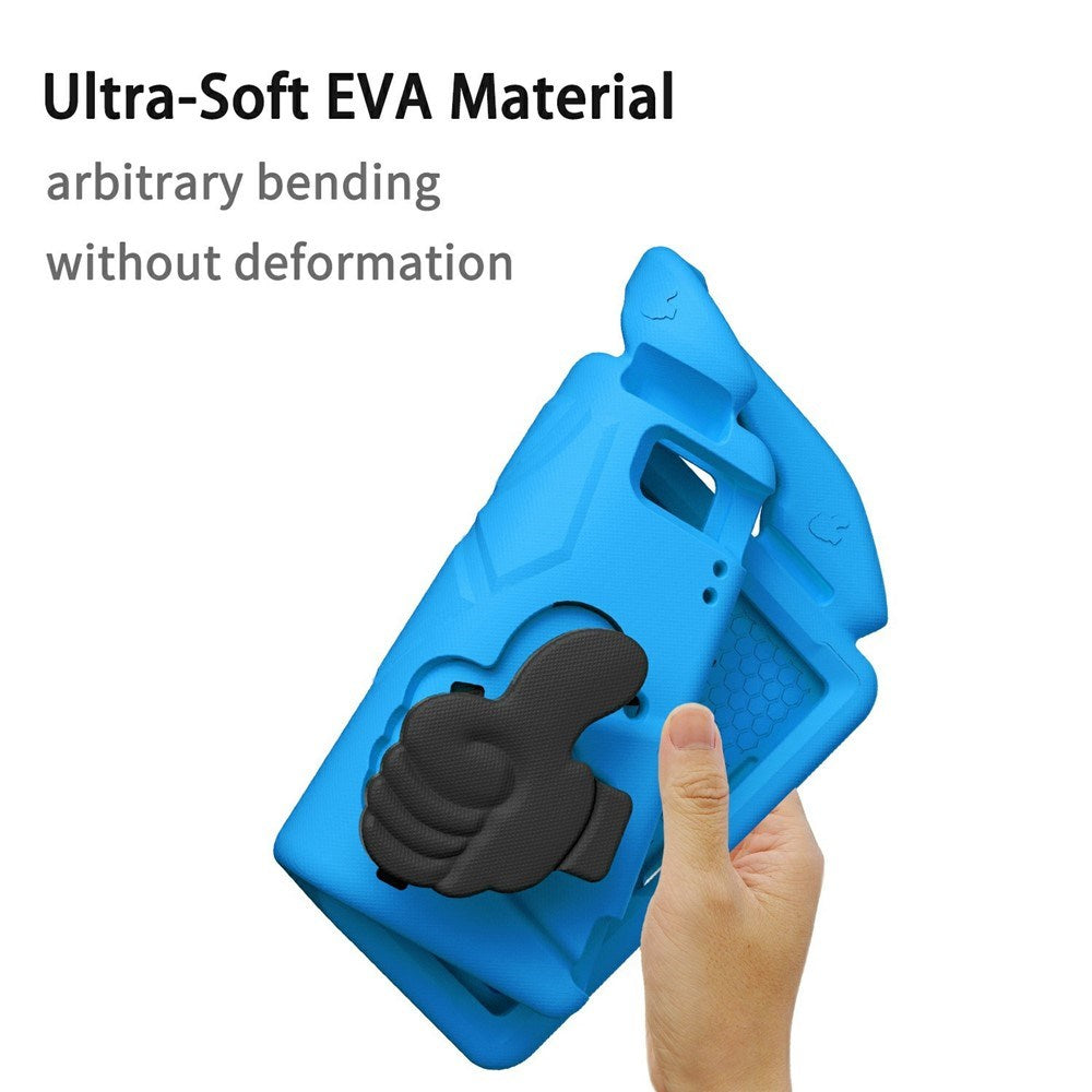 EIDERWOOD iPad 9.7" (2018 / 2017) / Air 2 / Air Barn Skal m. Thumb Kickstand - Blå