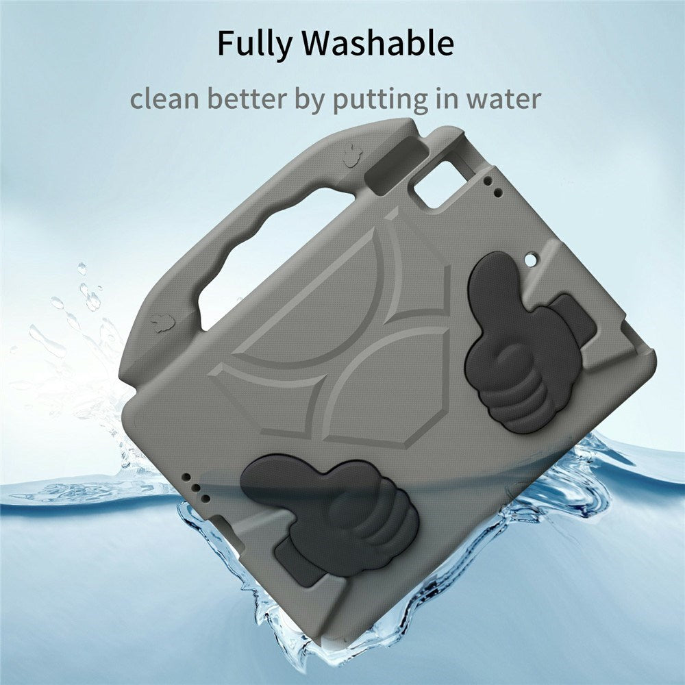 EIDERWOOD iPad 9.7" (2018 / 2017) / Air 2 / Air Barn Skal m. Thumb Kickstand - Grå