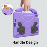 EIDERWOOD iPad 9.7" (2018 / 2017) / Air 2 / Air Barn Skal m. Thumb Kickstand - Lila