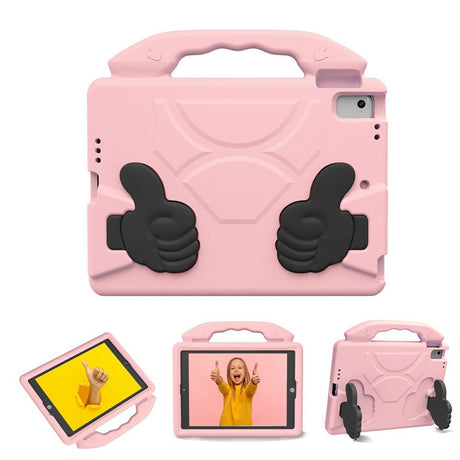 EIDERWOOD iPad 9.7" (2018 / 2017) / Air 2 / Air Barn Skal m. Thumb Kickstand - Rosa