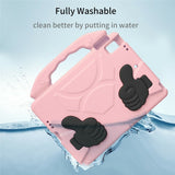 EIDERWOOD iPad 9.7" (2018 / 2017) / Air 2 / Air Barn Skal m. Thumb Kickstand - Rosa