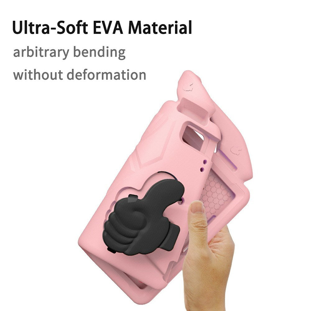 EIDERWOOD iPad 9.7" (2018 / 2017) / Air 2 / Air Barn Skal m. Thumb Kickstand - Rosa