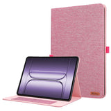 OnePlus Pad 3 Konstläder Fodral m. Korthållare & Ställfunktion - Rosa
