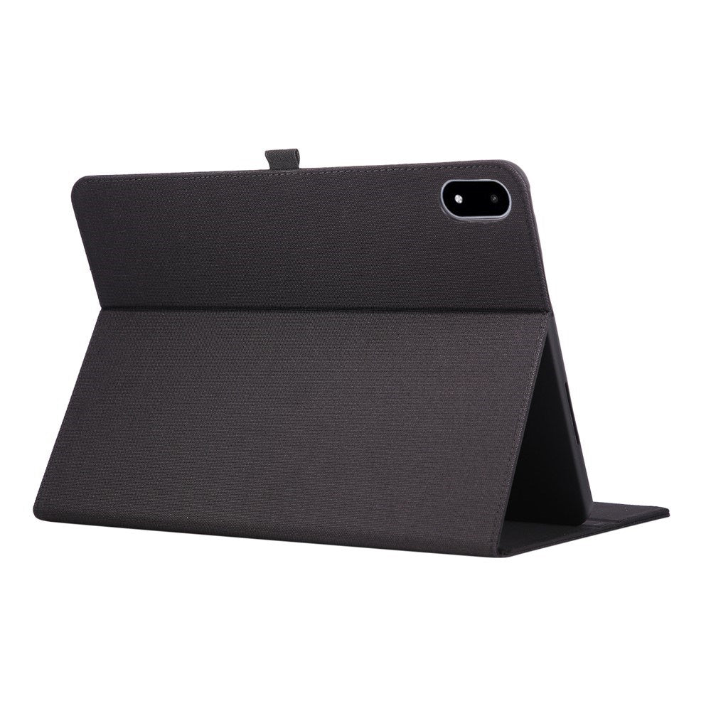 OnePlus Pad 3 Konstläder Fodral m. Korthållare & Ställfunktion - Svart