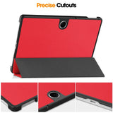 OnePlus Pad Lite EIDERWOOD Konstläder Fodral m. Ståfunktion - Röd