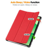 OnePlus Pad Lite EIDERWOOD Konstläder Fodral m. Ståfunktion - Röd