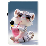 OnePlus Pad Lite EIDERWOOD Konstläder Fodral med Motiv - Katt