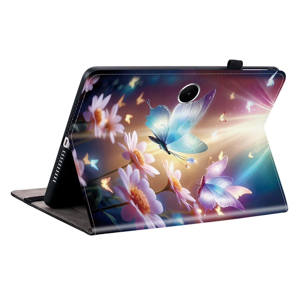 OnePlus Pad Lite EIDERWOOD Konstläder Fodral med Motiv - Fjärilar / Blommor