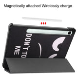 EIDERWOOD Samsung Galaxy Tab S11 / S10 Lite Konstläder Fodral med Motiv - "Don't Touch Me"