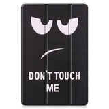 EIDERWOOD Samsung Galaxy Tab S11 / S10 Lite Konstläder Fodral med Motiv - "Don't Touch Me"