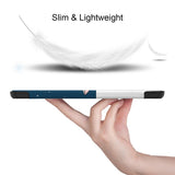 EIDERWOOD Samsung Galaxy Tab S11 / S10 Lite Konstläder Fodral med Motiv - Sovande Katt