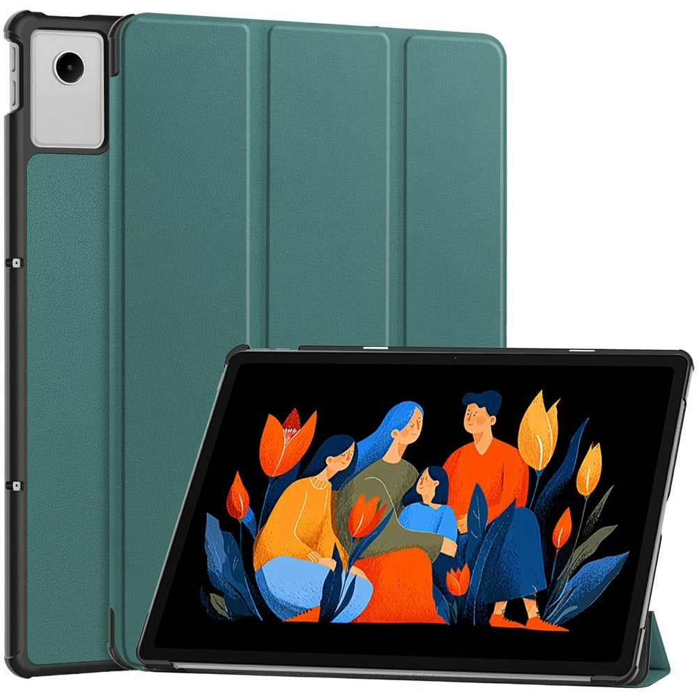 Lenovo Idea Tab Plus 12,1" EDIERWOOD Konstläder Fodral med Stativfunktion - Grön