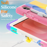 EIDERWOOD Samsung Galaxy Tab S11 Stötsäkert Skal med 360 Graders Roterbart Stativ & Kardborreband - Mång