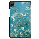 EIDERWOOD Samsung Galaxy Tab A11 Konstläder Fodral med Motiv - Blommor