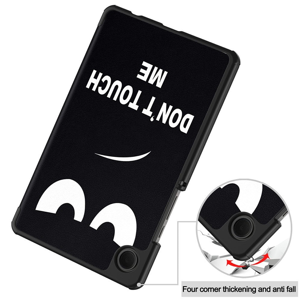 EIDERWOOD Samsung Galaxy Tab A11 Konstläder Fodral med Motiv - "Don't Touch Me"