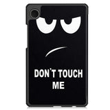 EIDERWOOD Samsung Galaxy Tab A11 Konstläder Fodral med Motiv - "Don't Touch Me"