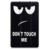 EIDERWOOD Samsung Galaxy Tab A11 Konstläder Fodral med Motiv - "Don't Touch Me"