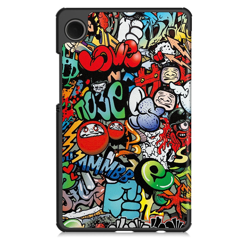 EIDERWOOD Samsung Galaxy Tab A11 Konstläder Fodral med Motiv - Graffiti