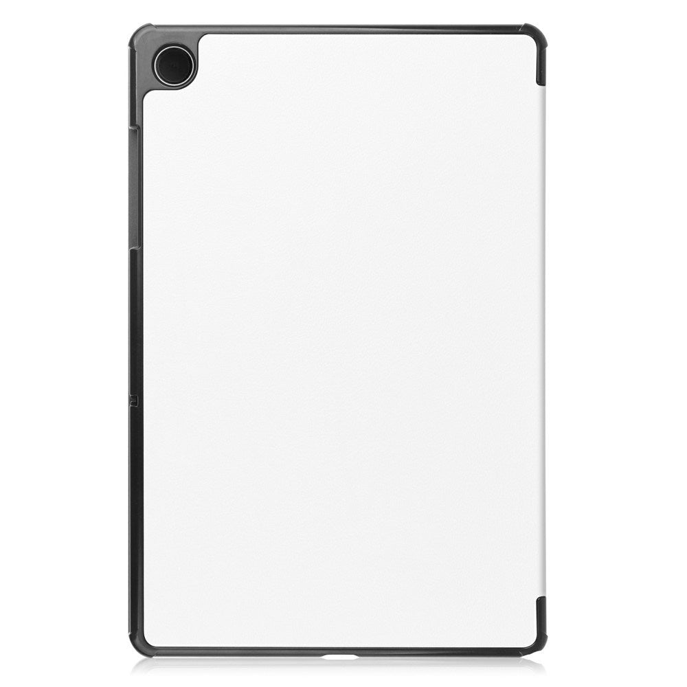 Samsung Galaxy Tab A11+ (Plus) EIDERWOOD Konstläder Fodral med Stativfunktion - Vit