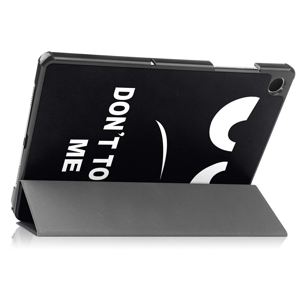 Samsung Galaxy Tab A11+ (Plus) EIDERWOOD Konstläder Fodral med Motiv - "Don't Touch Me"