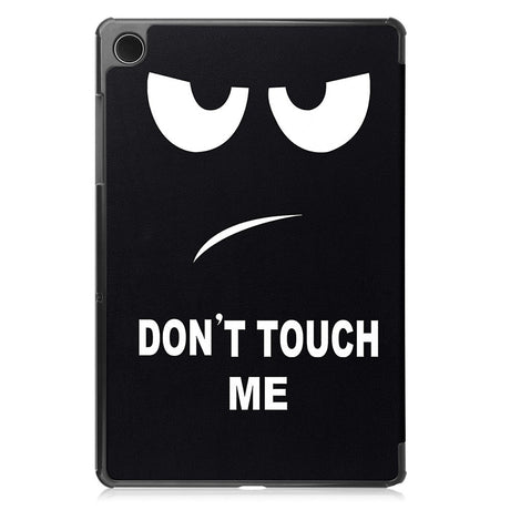 Samsung Galaxy Tab A11+ (Plus) EIDERWOOD Konstläder Fodral med Motiv - "Don't Touch Me"