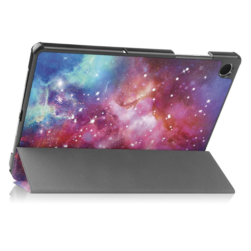 Samsung Galaxy Tab A11+ (Plus) EIDERWOOD Konstläder Fodral med Motiv - Galaksen