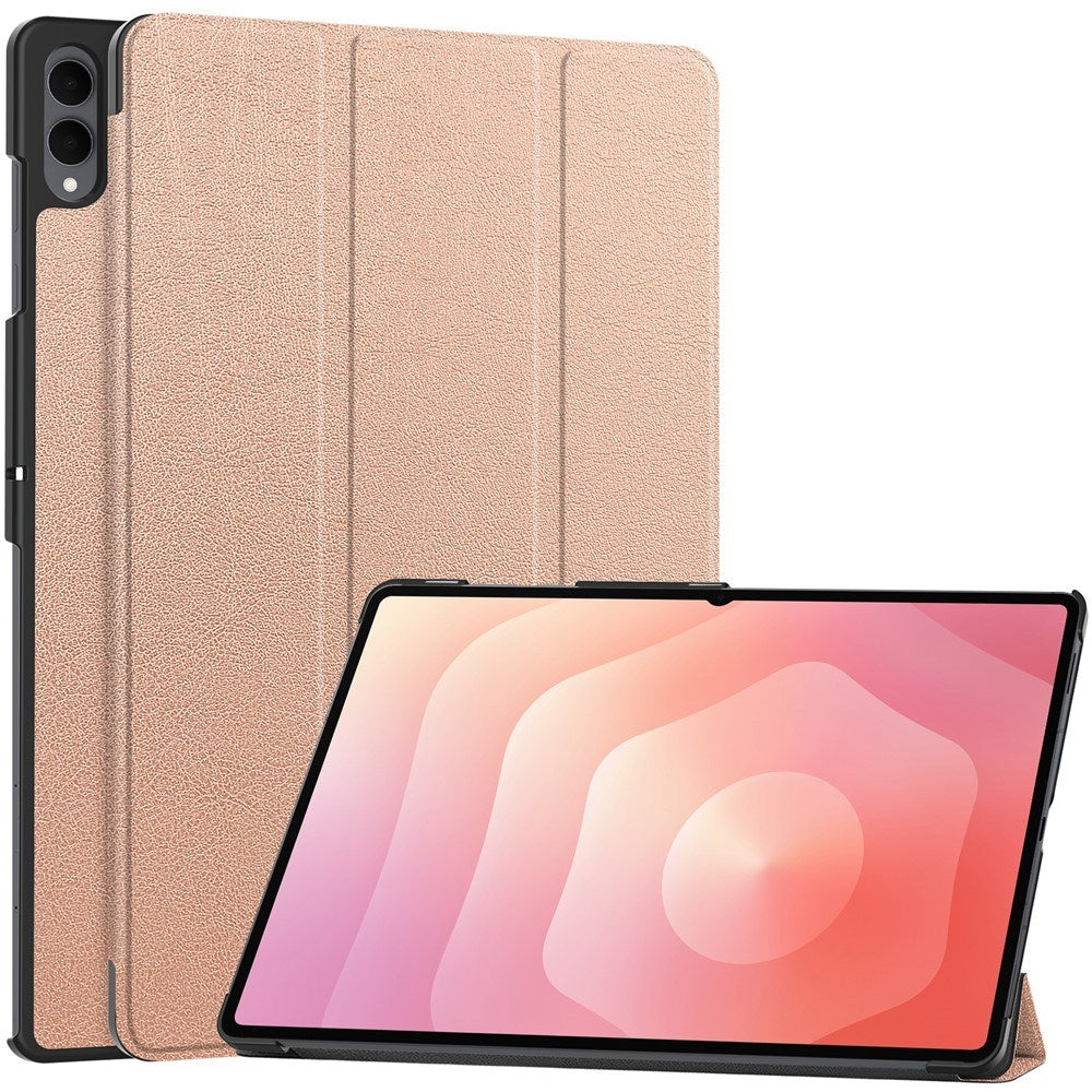 Samsung Galaxy Tab S11 Ultra EIDERWOOD Läder Fodral m. Stativfunktion - Rose Gold