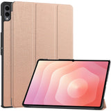 Samsung Galaxy Tab S11 Ultra EIDERWOOD Läder Fodral m. Stativfunktion - Rose Gold