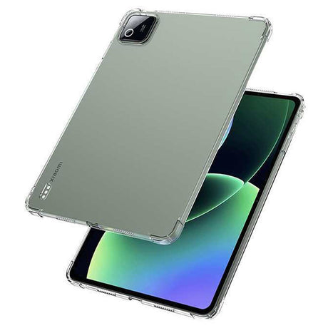 Xiaomi Pad 8 / 8 Pro EIDERWOOD Flexibelt Plast Skal m. Förstärkta Hörn – Genomskinlig