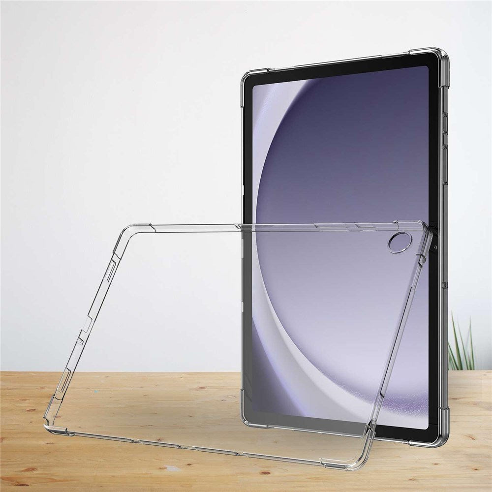 Samsung Galaxy Tab A11+ (Plus) EIDERWOOD Flexibelt Plast Skal inkl. Härdat Glasskydd - Genomskinlig
