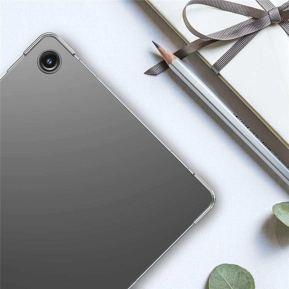 Samsung Galaxy Tab A11+ (Plus) EIDERWOOD Flexibelt Plast Skal inkl. Härdat Glasskydd - Genomskinlig