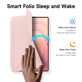 Samsung Galaxy Tab S12 Ultra / S11 Ultra DUX DUCIS Origami Hybrid Konstläder Fodral - Rosa