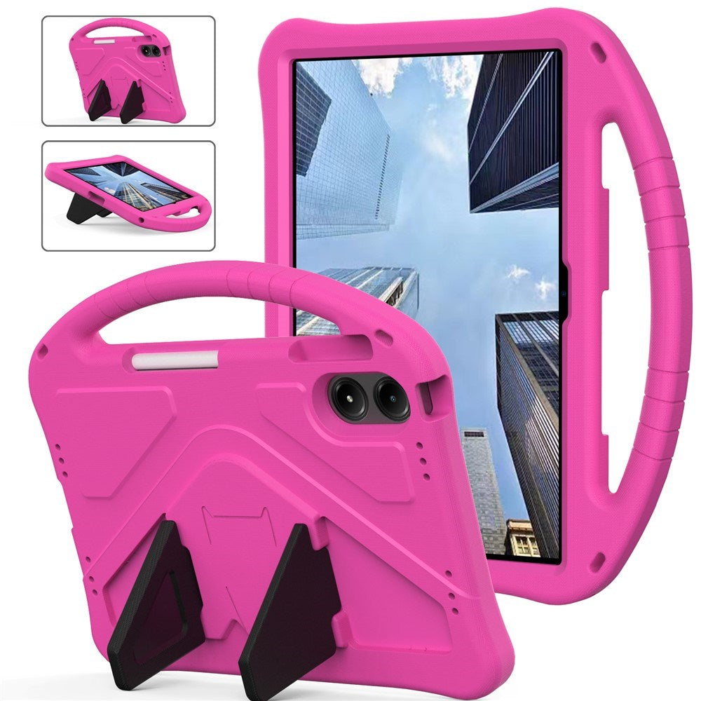 Xiaomi Redmi Pad 2 Pro EIDERWOOD Barnskal med Kickstand - Rosa