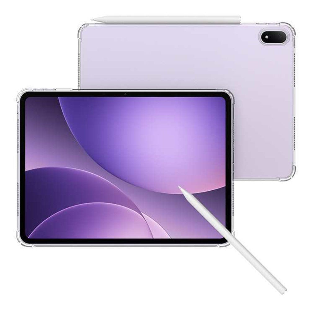 Oppo Pad 5 EIDERWOOD Flexibelt Plast Skal m. Stötabsorberande Hörn - Genomskinlig