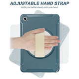 Samsung Galaxy Tab A11+ (Plus) EIDERWOOD Stötsäkert Skal med 360 Graders Roterbart Stativ - Grön