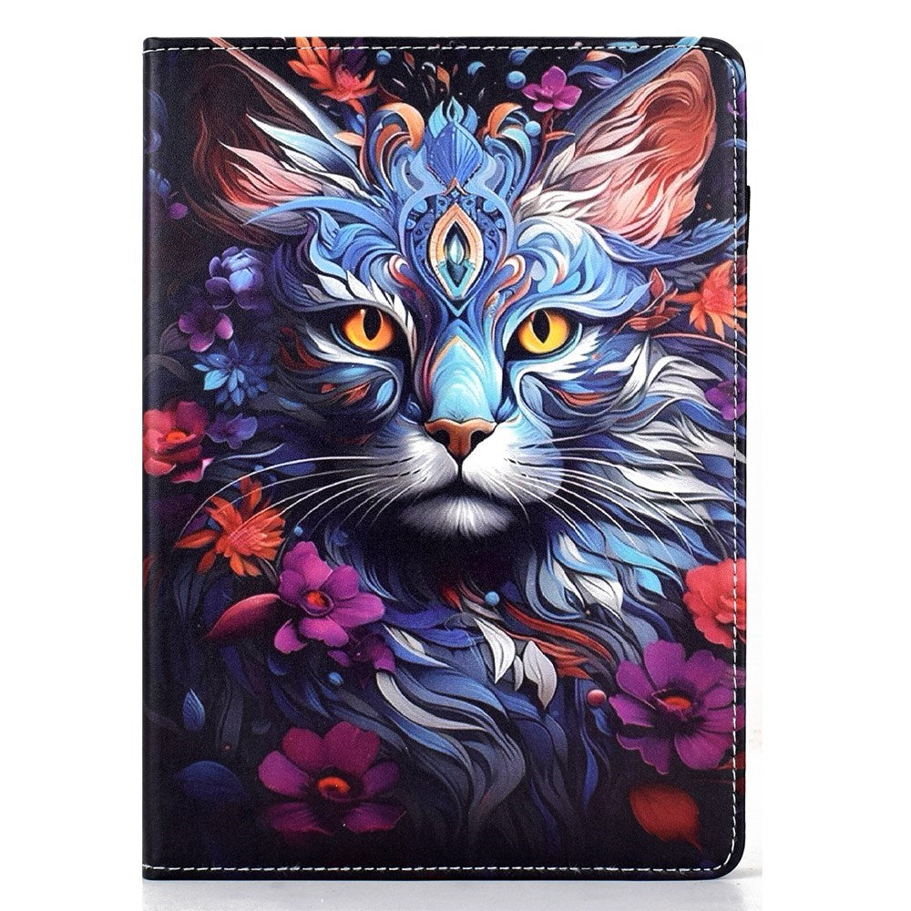 Lenovo Idea Tab Pro / Tab P12 Pro EIDERWOOD Färgglatt Fodral med Motiv - Katt