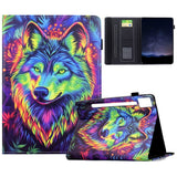 Lenovo Idea Tab Pro / Tab P12 Pro EIDERWOOD Färgglatt Fodral med Motiv - Varg