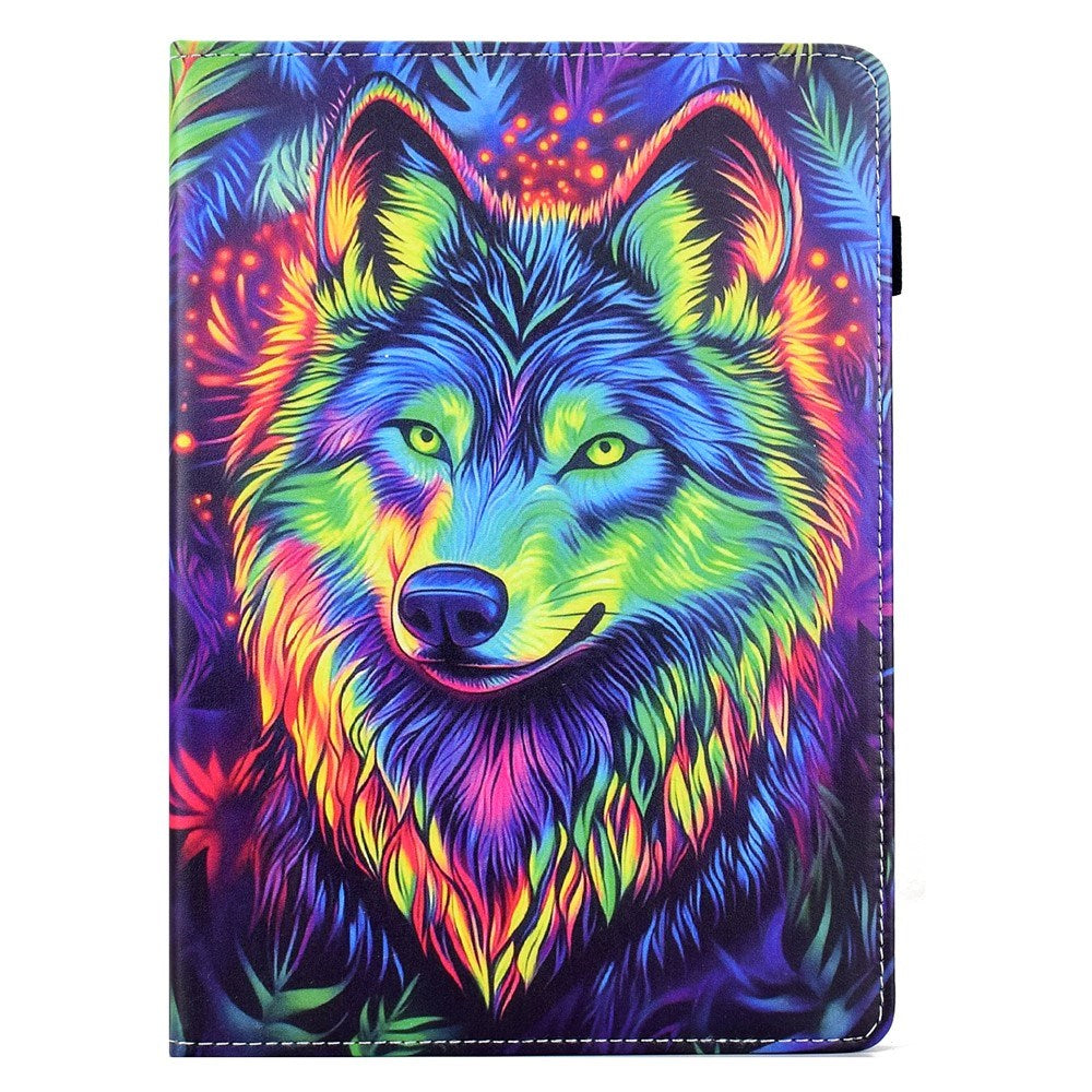Lenovo Idea Tab Pro / Tab P12 Pro EIDERWOOD Färgglatt Fodral med Motiv - Varg