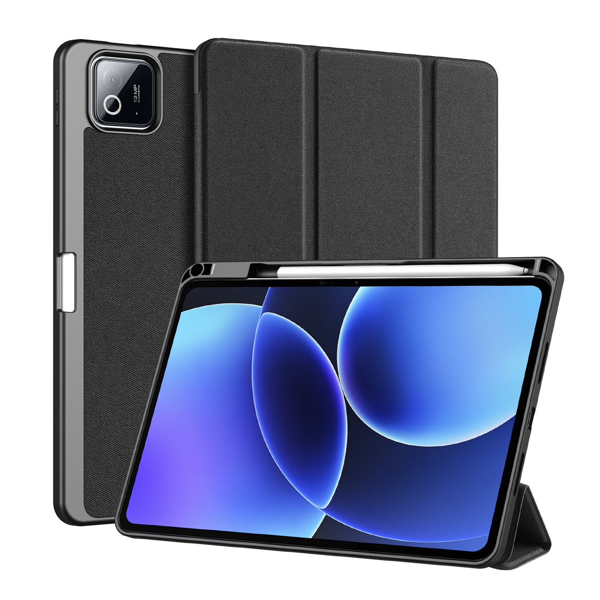 Xiaomi Pad 8 / 8 Pro / 7 / 7 Pro DUX DUCIS Tri-Fold Konstläder Fodral - Svart
