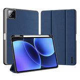 Xiaomi Pad 8 / 8 Pro / 7 / 7 Pro DUX DUCIS Tri-Fold Konstläder Fodral - Blå