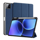Xiaomi Pad 8 / 8 Pro / 7 / 7 Pro DUX DUCIS Tri-Fold Konstläder Fodral - Blå