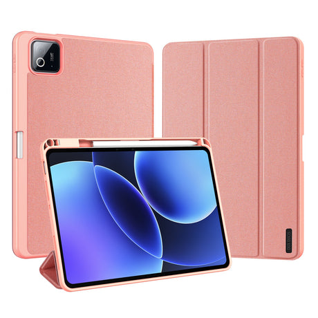 Xiaomi Pad 8 / 8 Pro / 7 / 7 Pro DUX DUCIS Tri-Fold Konstläder Fodral - Rosa