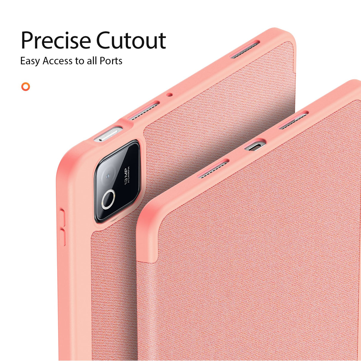 Xiaomi Pad 8 / 8 Pro / 7 / 7 Pro DUX DUCIS Tri-Fold Konstläder Fodral - Rosa