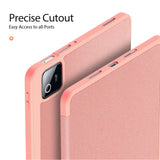 Xiaomi Pad 8 / 8 Pro / 7 / 7 Pro DUX DUCIS Tri-Fold Konstläder Fodral - Rosa