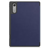 Lenovo Idea Tab Pro (2. Gen.) 13" EIDERWOOD Konstläder Fodral m. Stativfunktion & Pencil Hållare - Blå