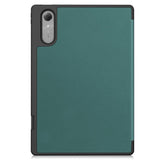 Lenovo Idea Tab Pro (2. Gen.) 13" EIDERWOOD Konstläder Fodral m. Stativfunktion & Pencil Hållare - Grön