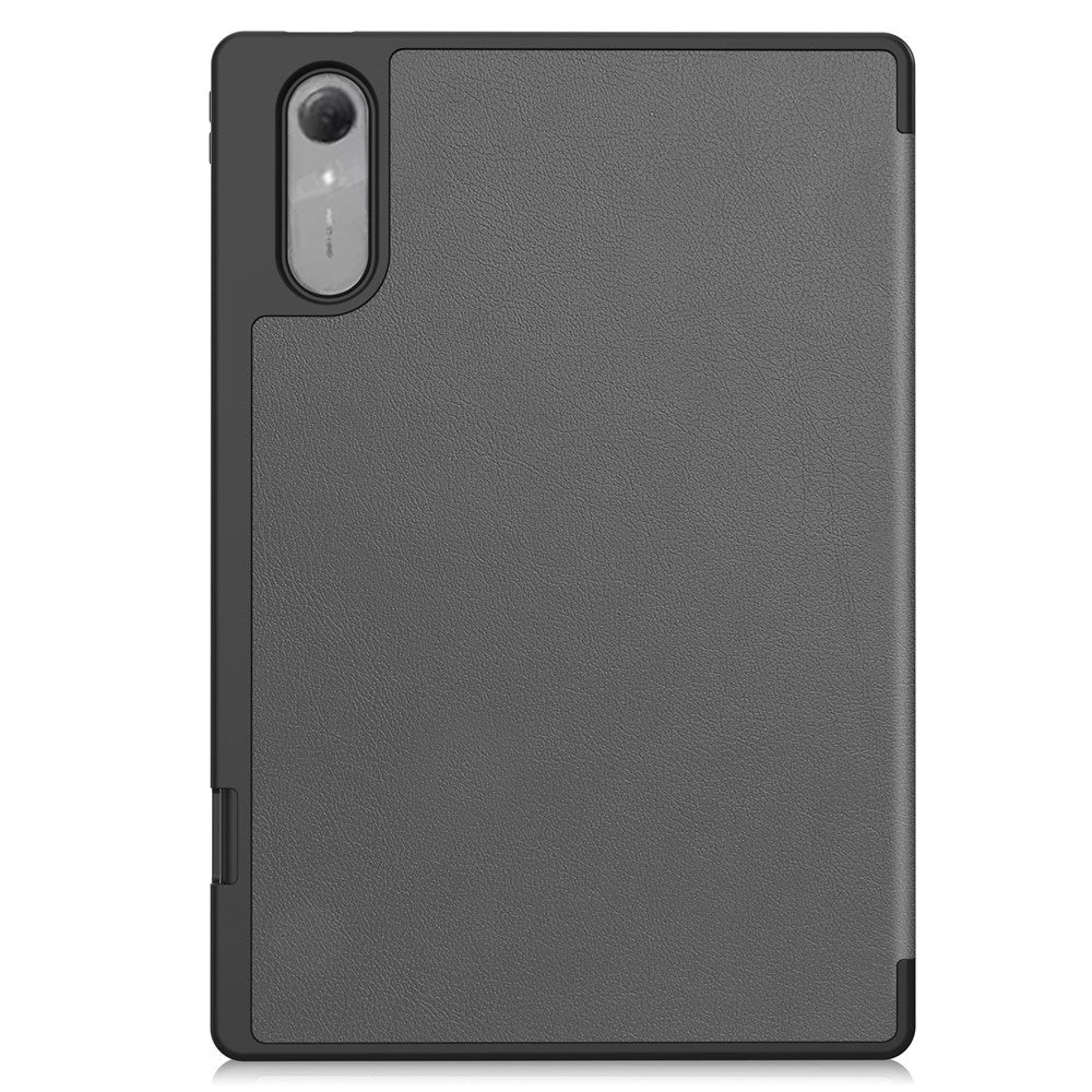 Lenovo Idea Tab Pro (2. Gen.) 13" EIDERWOOD Konstläder Fodral m. Stativfunktion & Pencil Hållare - Grå