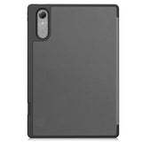 Lenovo Idea Tab Pro (2. Gen.) 13" EIDERWOOD Konstläder Fodral m. Stativfunktion & Pencil Hållare - Grå
